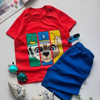 تیشرت شلوارک سگ نگهبان(سایز40-45)